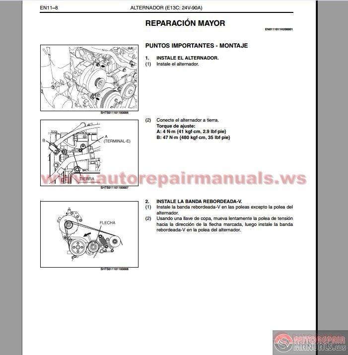 Hino Series 700 Workshop Manual | Auto Repair Manual Forum - Heavy Equipment Forums - Download