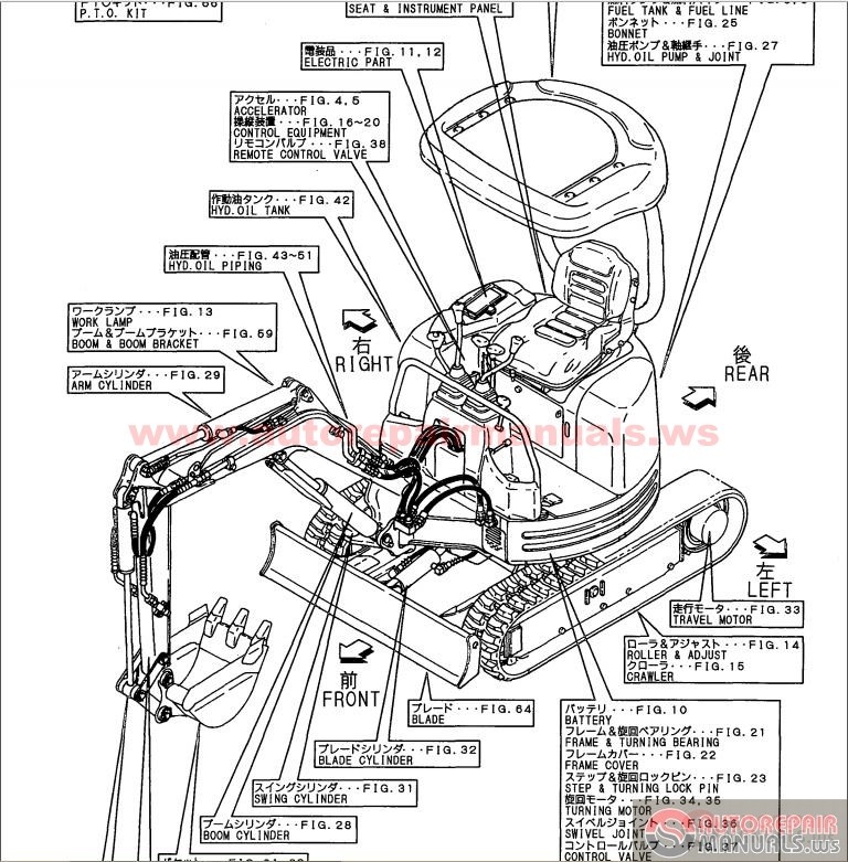 Ammann Yanmar B25V Crawler Backhoe Ersatzteilliste Parts Catalog List 1998 