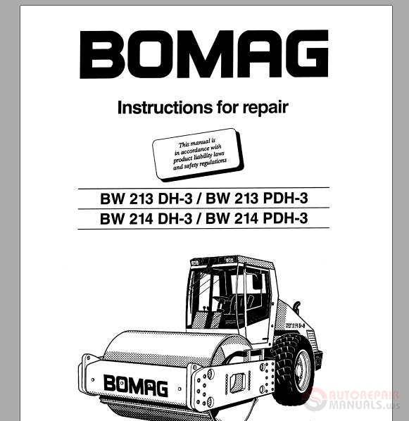 Service Manual For Bomag Bmp851l