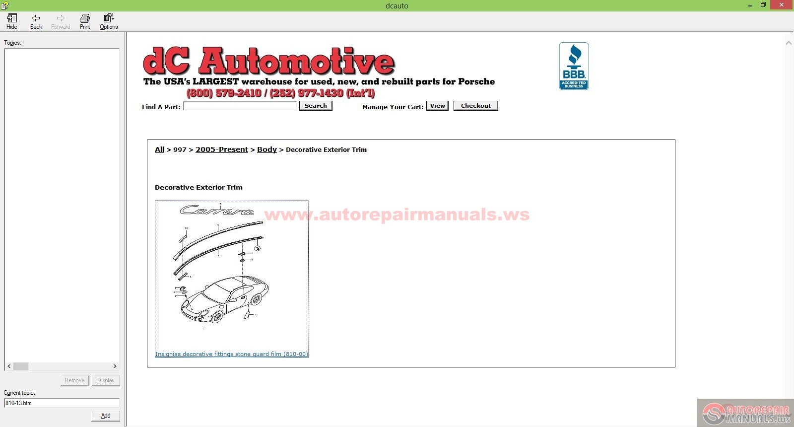 Spare Parts for all Porsche models for almost all 2008 | Auto Repair