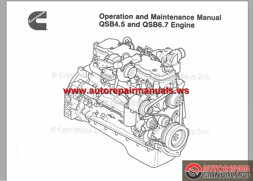 Cummins Engine QSB6.7 Operation Manual | Auto Repair Manual Forum