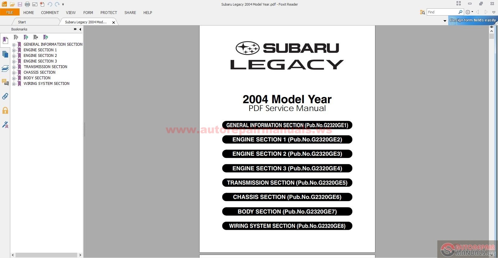 2002 Subaru Outback Service Repair Manuals on Tradebit