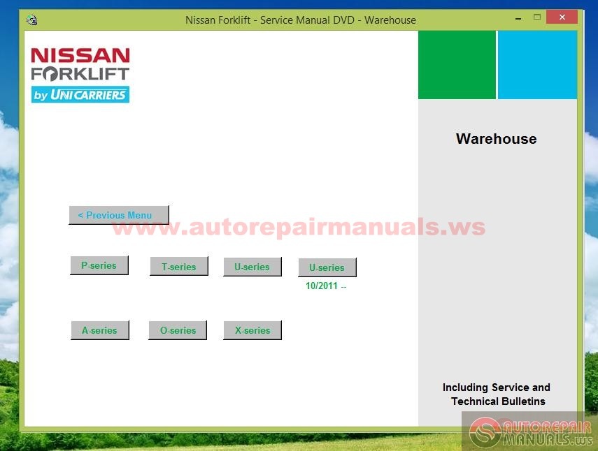Nissan forklift workshop manuals #4