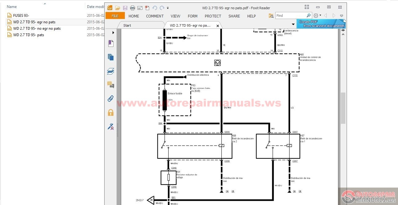 Nissan Terrano Wiring Diagram Free Download from img.autorepairmanuals.ws