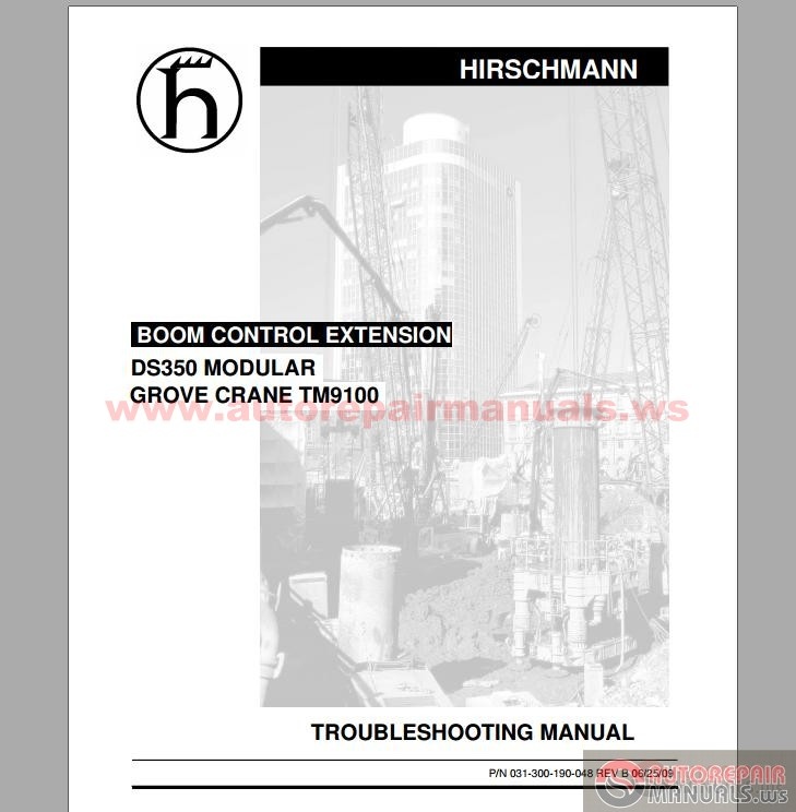 Grove PAT DS350MT M91001 Troubleshooting Manual | Auto Repair Manual