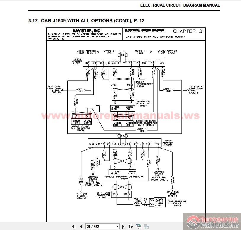 Cummins ISX15 Engine Electrical Circuit Diagrams | Auto Repair Manual ...