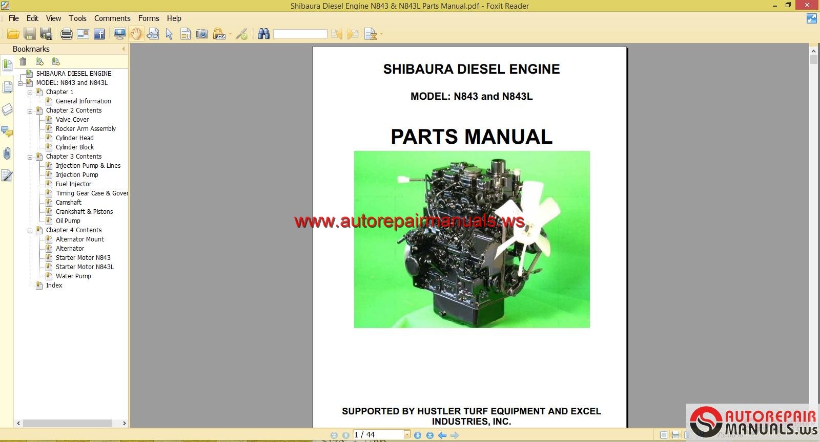 shibaura sp1540 service repair manual