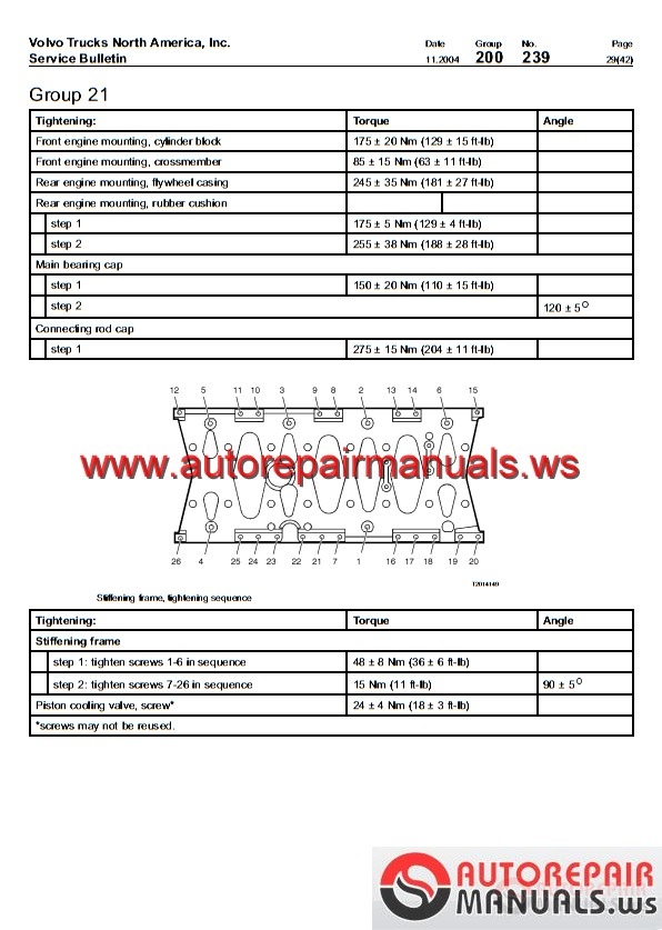 volvo b10m engine technical manual