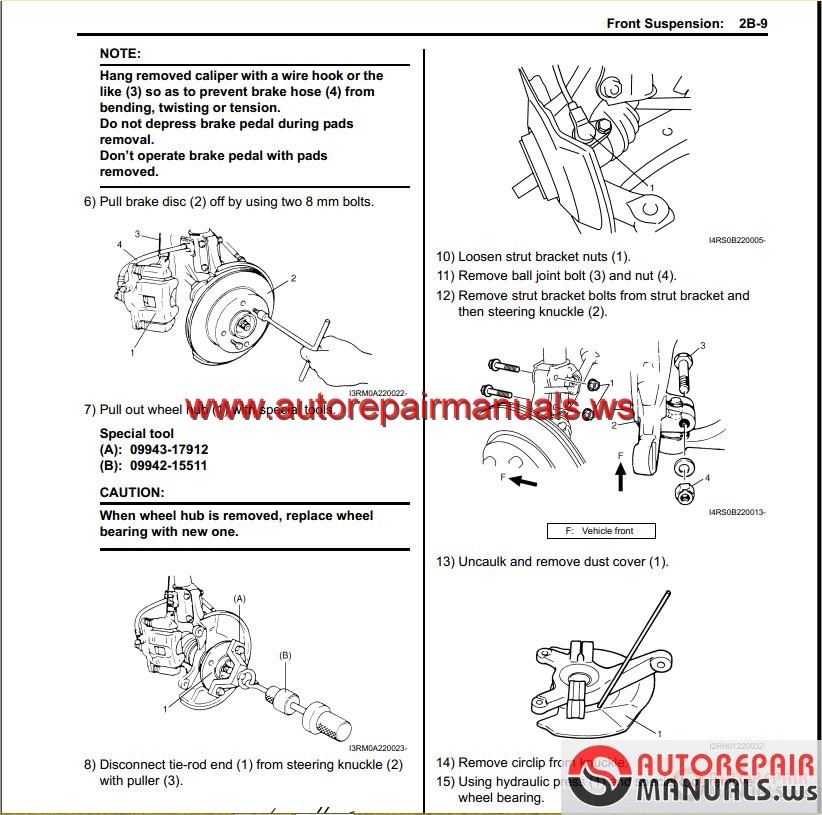 Suzuki Swift 2005 Repair Manual