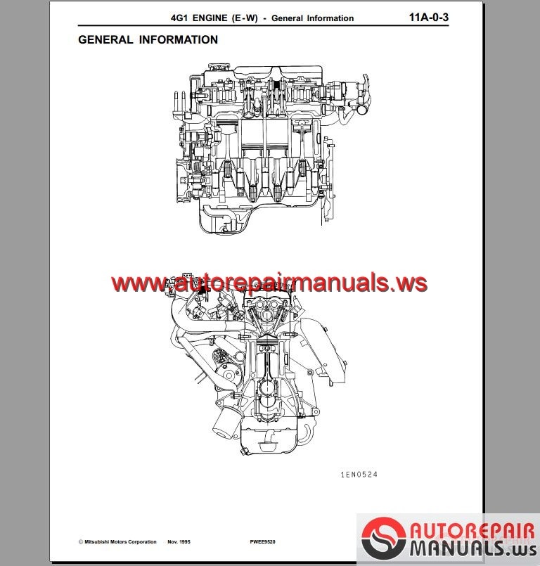 Mitsubishi 4G15 Engine Manual | Auto Repair Manual Forum - Heavy