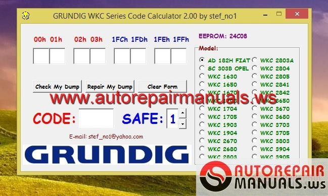 Grundig Radio Code Calculator Free 55