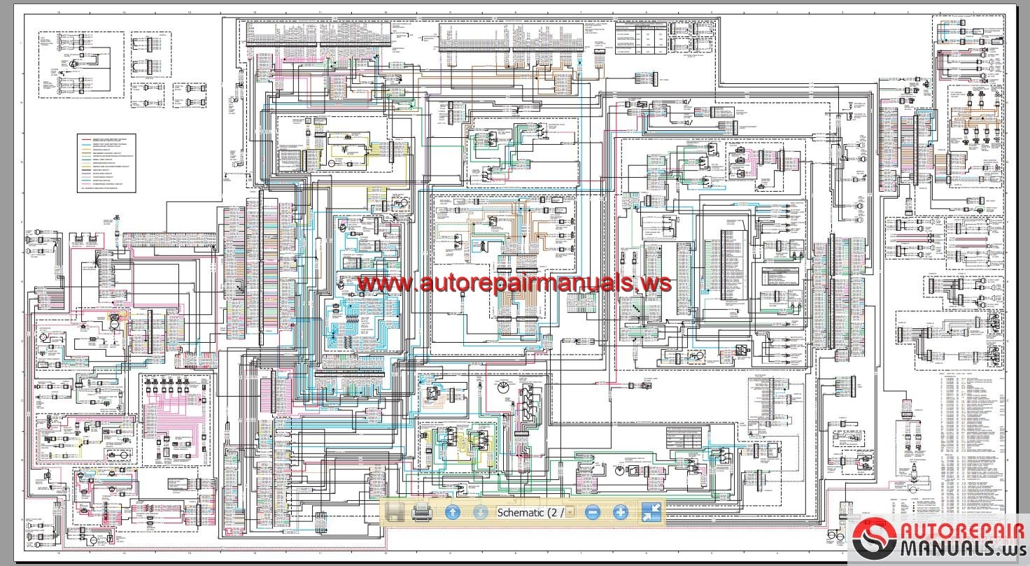 Cat 950g  U0026 962g Wheel Loader Electrical System Schematic