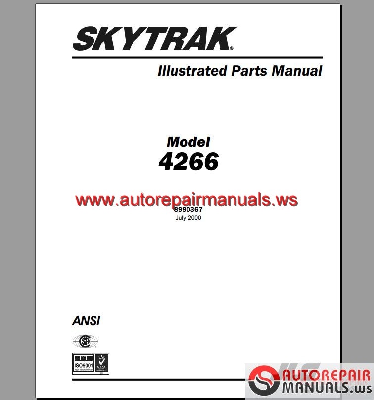 Skytrak parts manual
