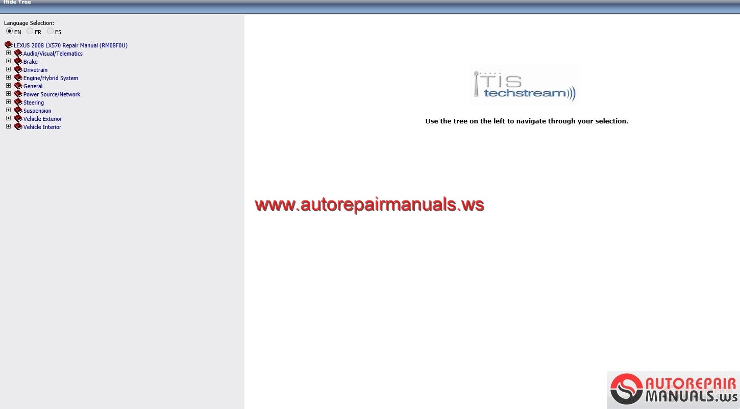 Keygen Autorepairmanuals.ws: LEXUS LX570: TIS - Workshop manual Full CD