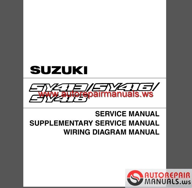 Suzuki TIS Manual Full CD | Auto Repair Manual Forum ...