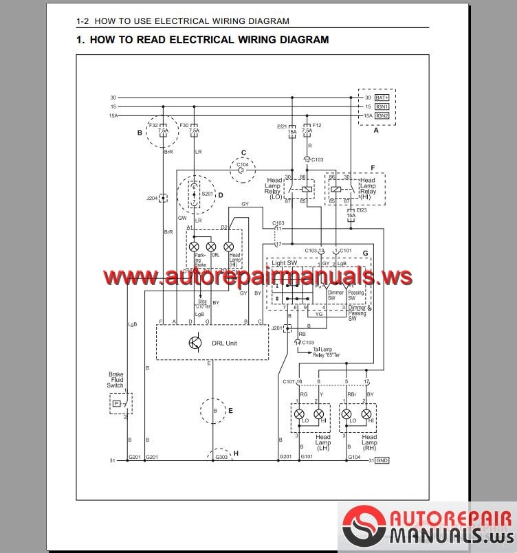 SsangYong Rexton Service Manuals and Electric Wiring ...