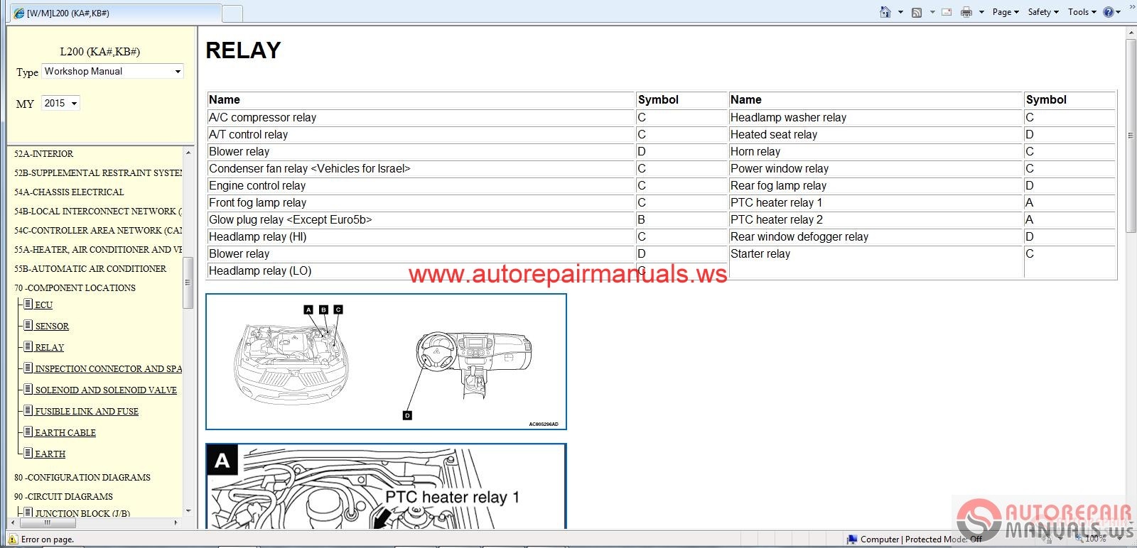 Mitsubishi L200 2015 Service Manual CD (Triton) | Auto Repair Manual Forum - Heavy Equipment ...