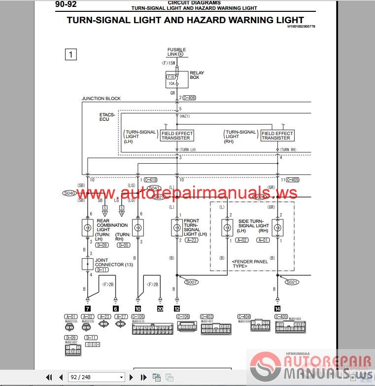 Mitsubishi Mirage 2015 Wiring Diagrams | Auto Repair Manual Forum