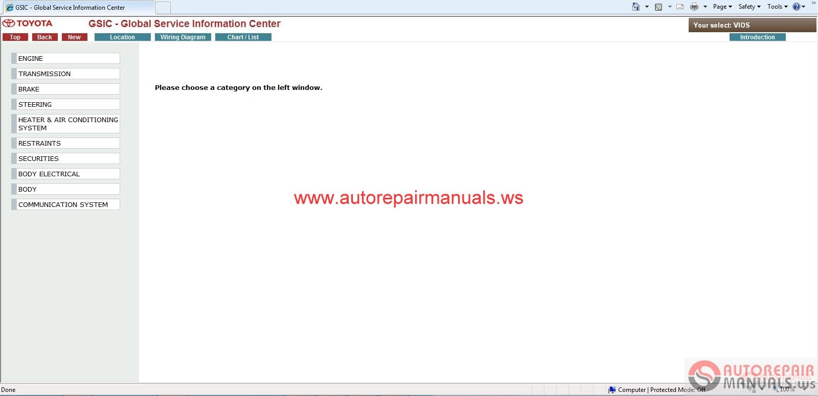 Toyota Vios 2007 Workshop Manual | Auto Repair Manual Forum - Heavy ...