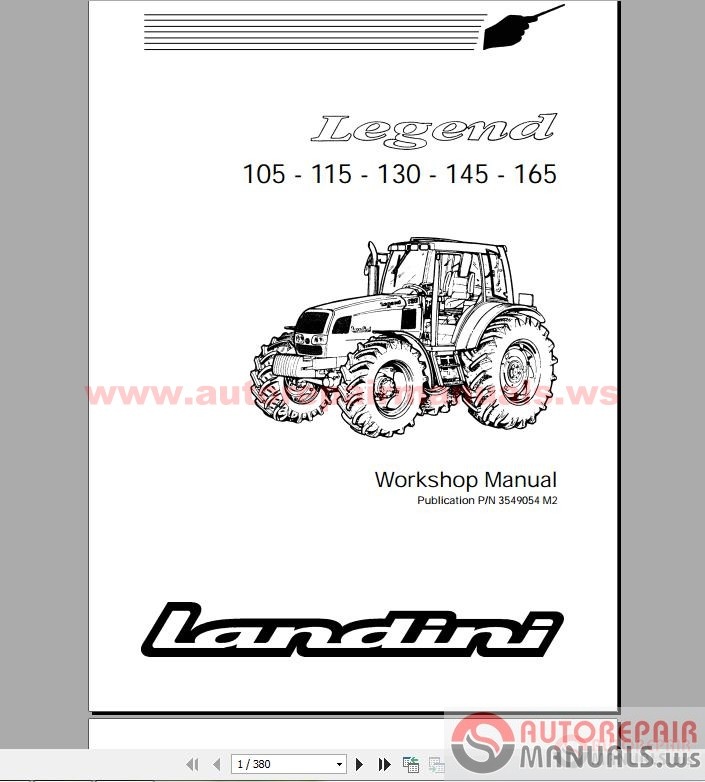 Landini powermondial 95 105 115 Manual de taller