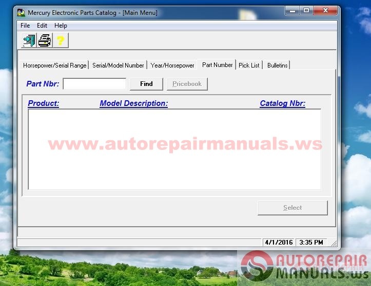 Mercury Spare Parts Catalog v.11.4 (04.2011) Auto Repair Manual Forum