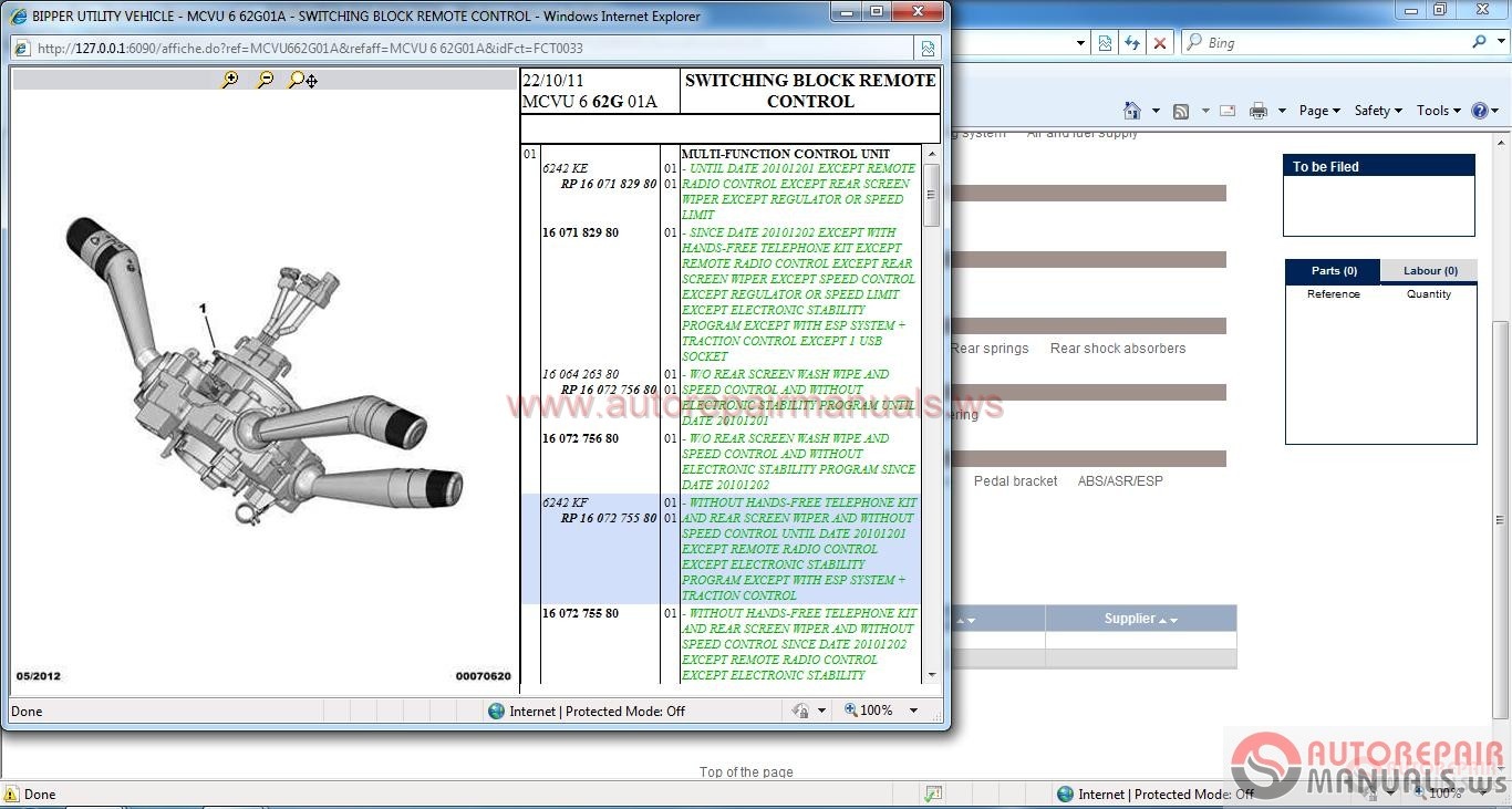Citroen Service Box EPC SEDRE (2012.05) 11