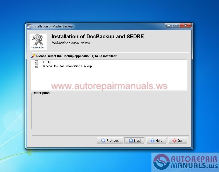 Citroen Service Doc Backup Sedre (2011)
