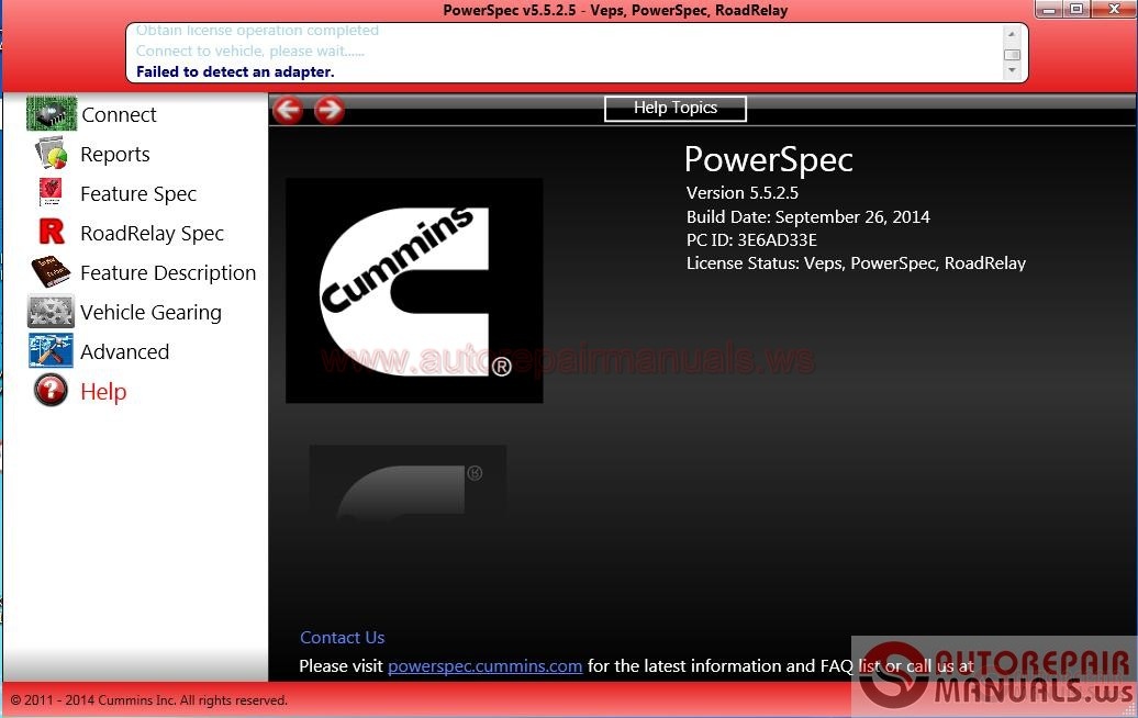 cummins power spec free download