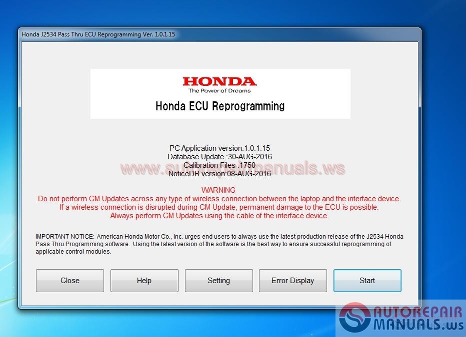 install honda hds 3.101.015 on windows 10