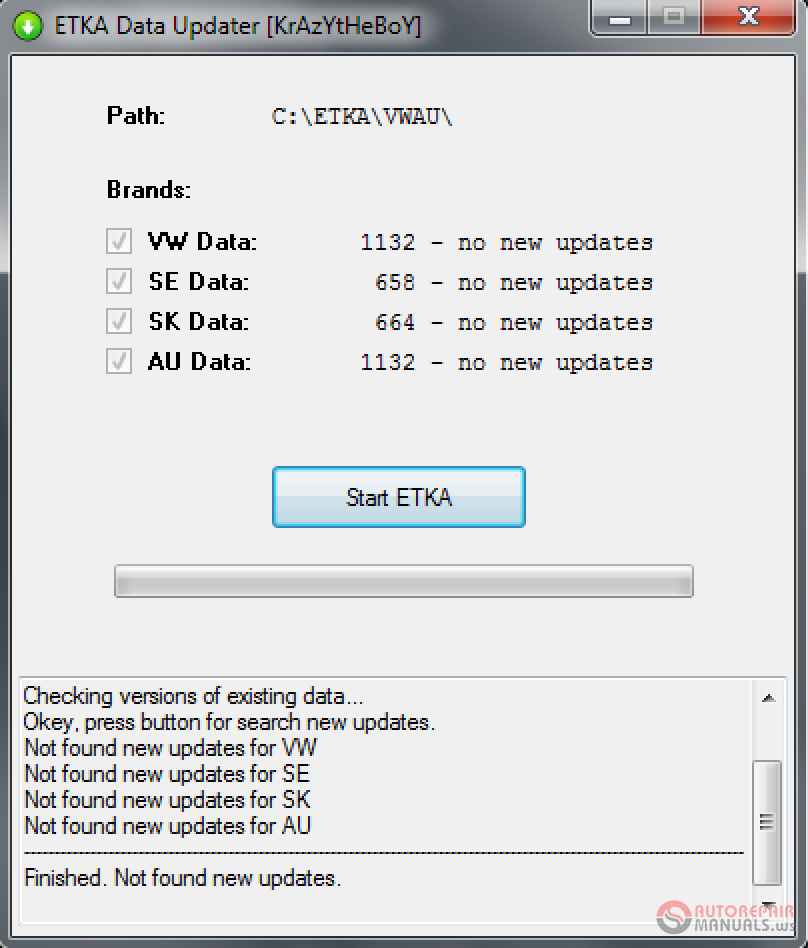 etka 7.4 online updater tekkno