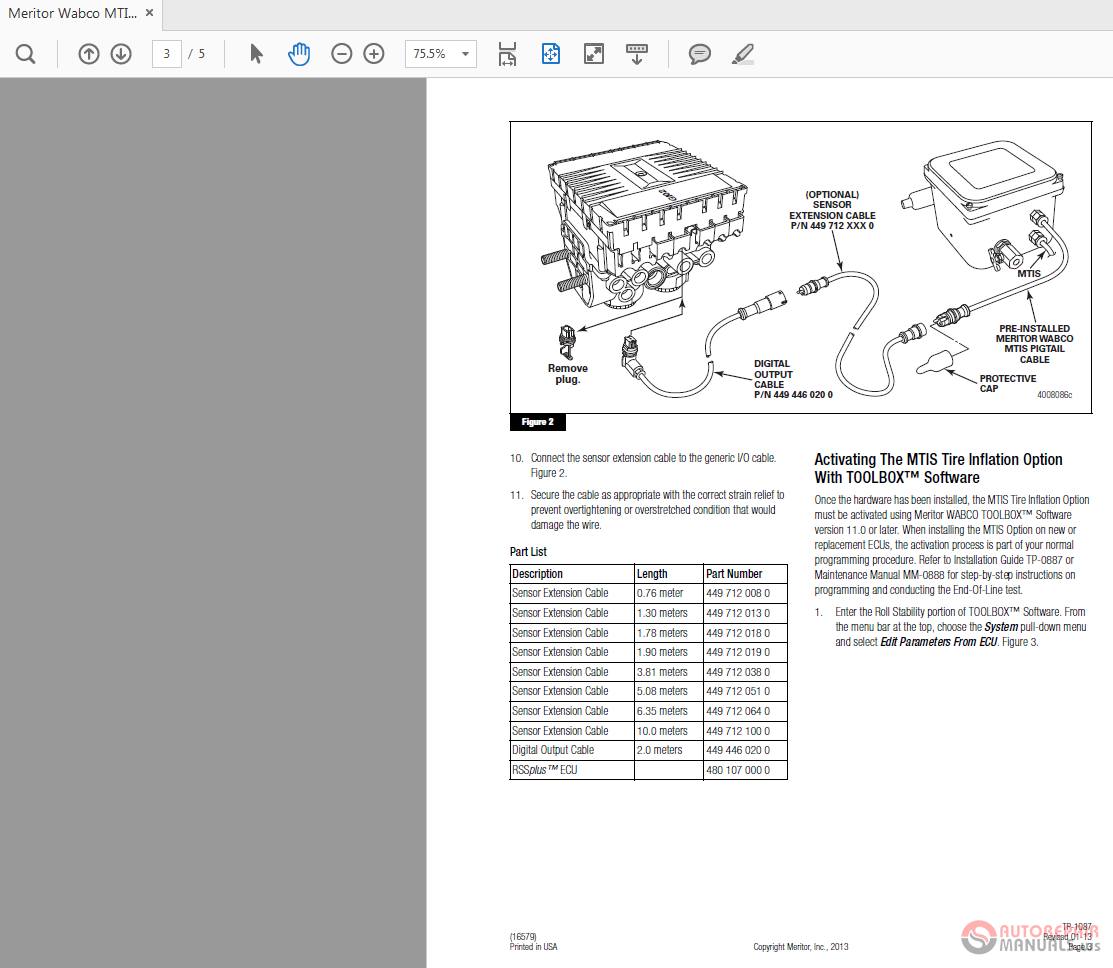 Meritor Wabco Abs Troubleshooting Manuals