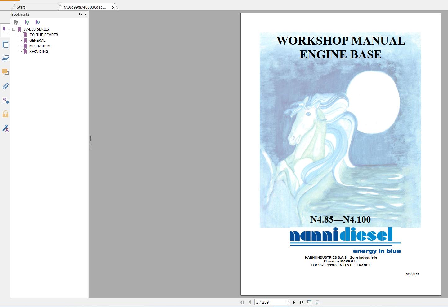 [ARMS] Nanni Diesel Marine Engine Workshop Manuals | Auto Repair Manual