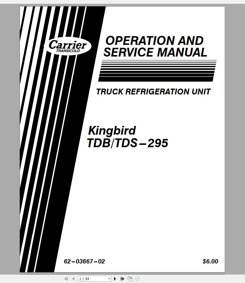 Carrier Trailer and Truck Service Manual CD | Auto Repair Manual Forum