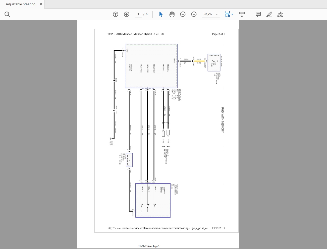 Ford Mondeo Full Workshop Manual_Wiring Diagram CD2 | Auto Repair