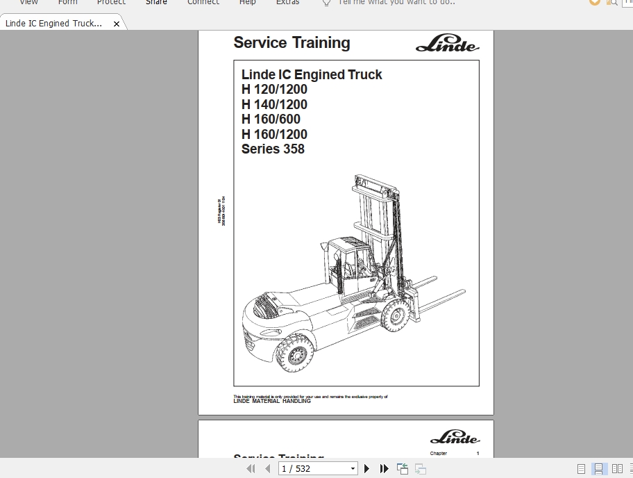 Linde Forklift Series 358h120 1200140 1200160 600160 1200st Service Manuals Auto Repair