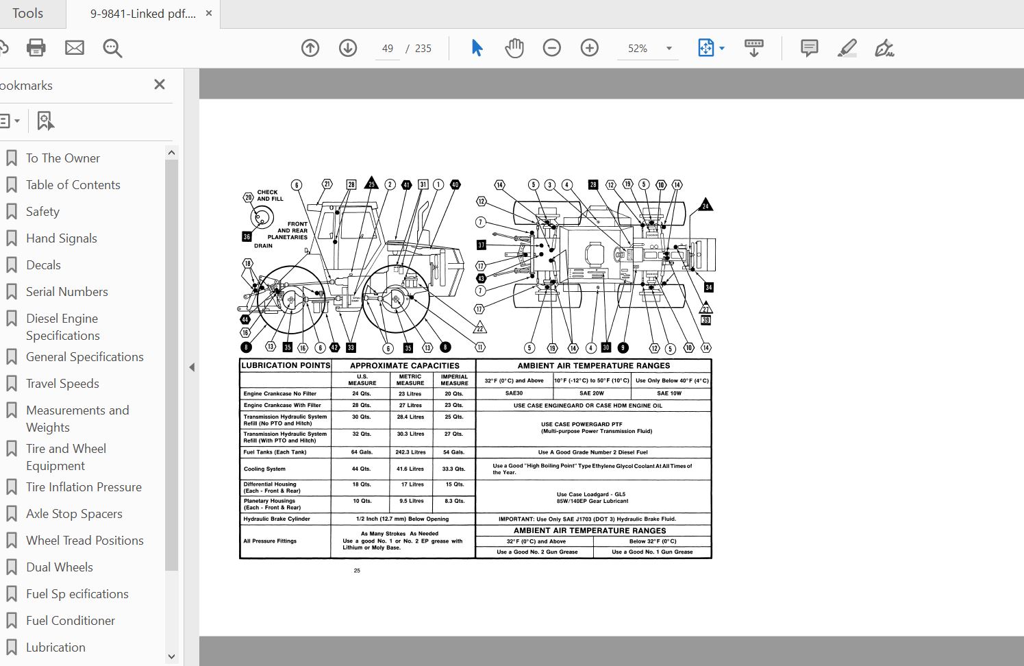 Case IH Tractor 4494 Operator s Manual 9 9841 Auto Repair Manual