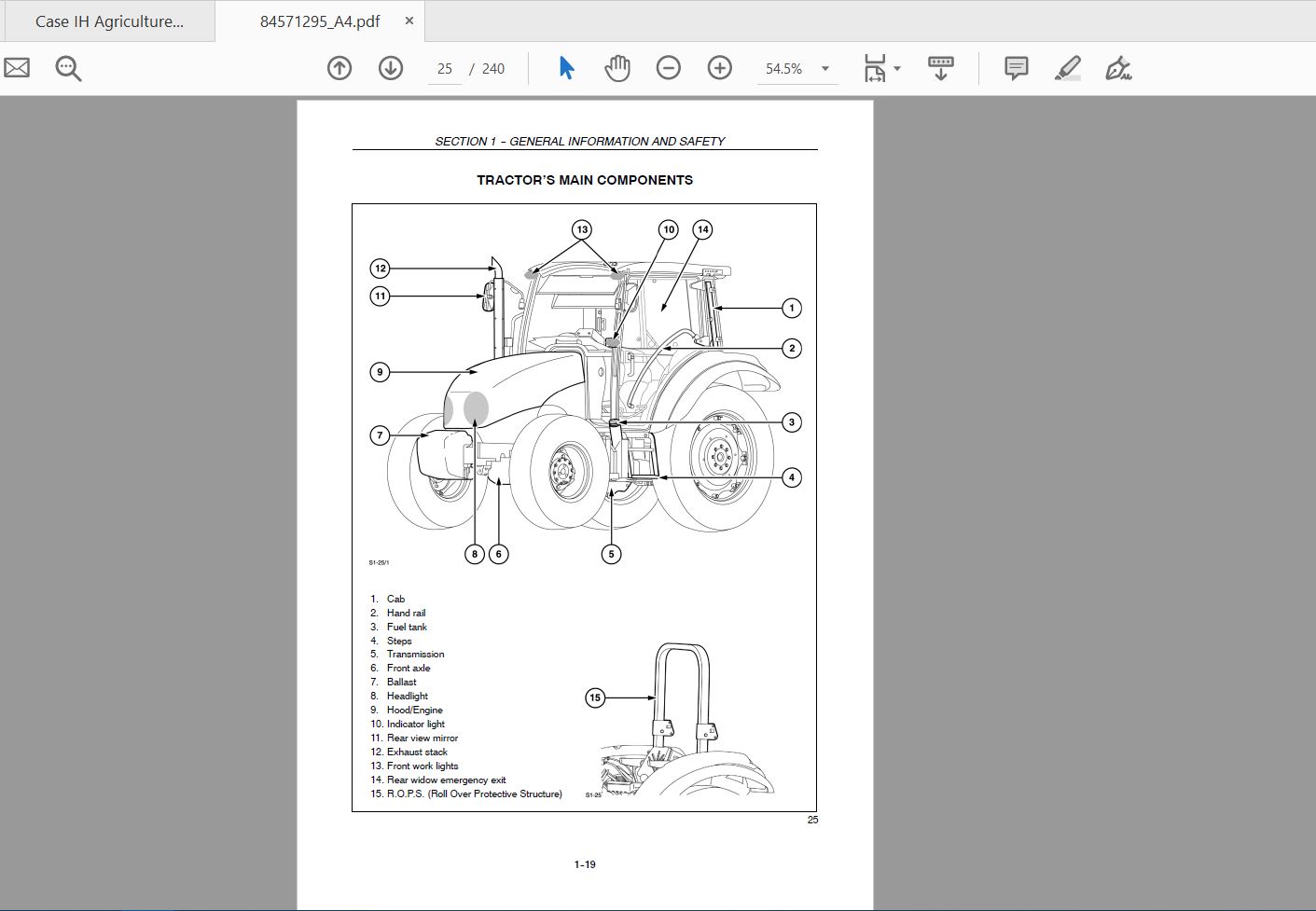 Case Ih Tractor Farmall C Operator S Manual Auto Repair