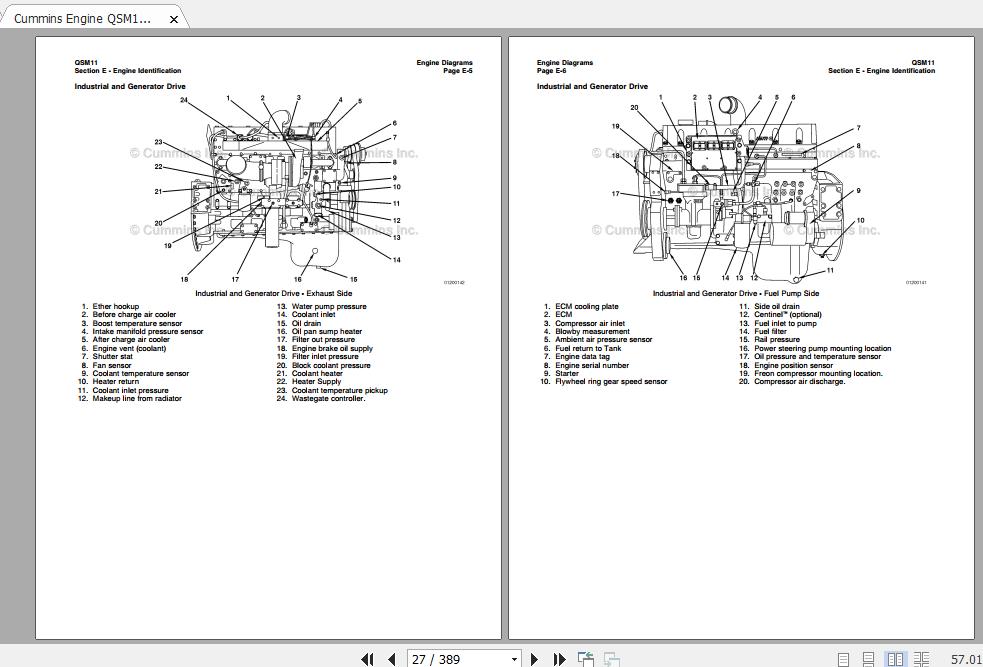 Cummins Engine QSM11 Operation & Maintenance Manual | Auto Repair
