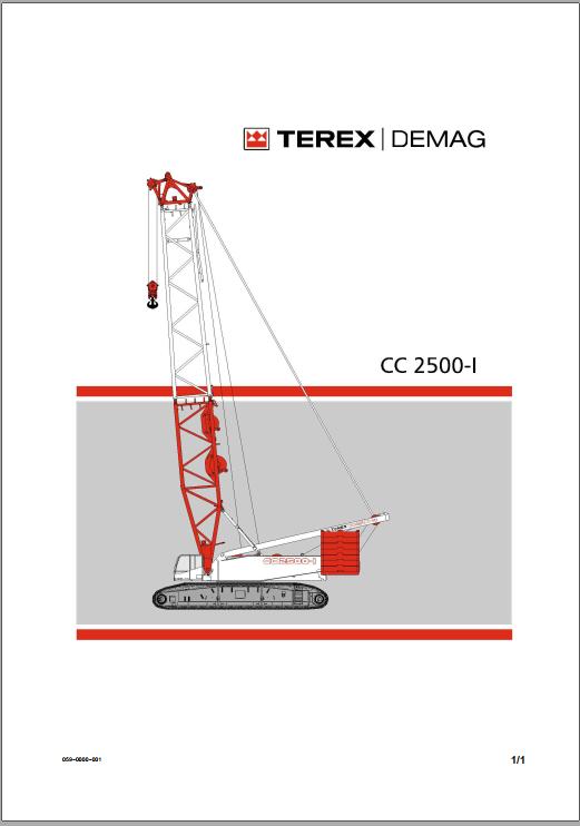 terex crane lift charts 1563