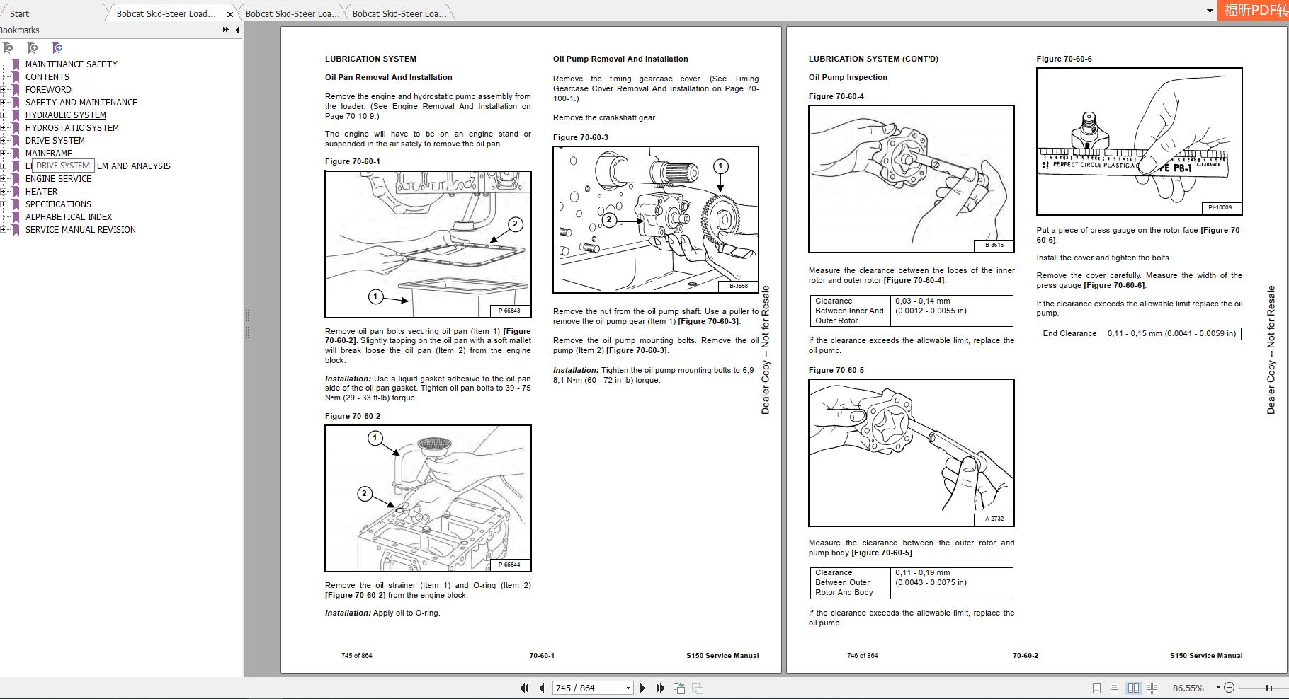 Bobcat Skid-Steer Loader S150 Service Manuals | Auto Repair Manual