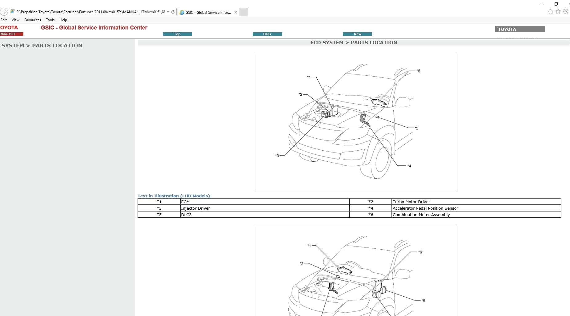 Toyota Fortuner [2011.08] Workshop Service Manual | Auto Repair Manual