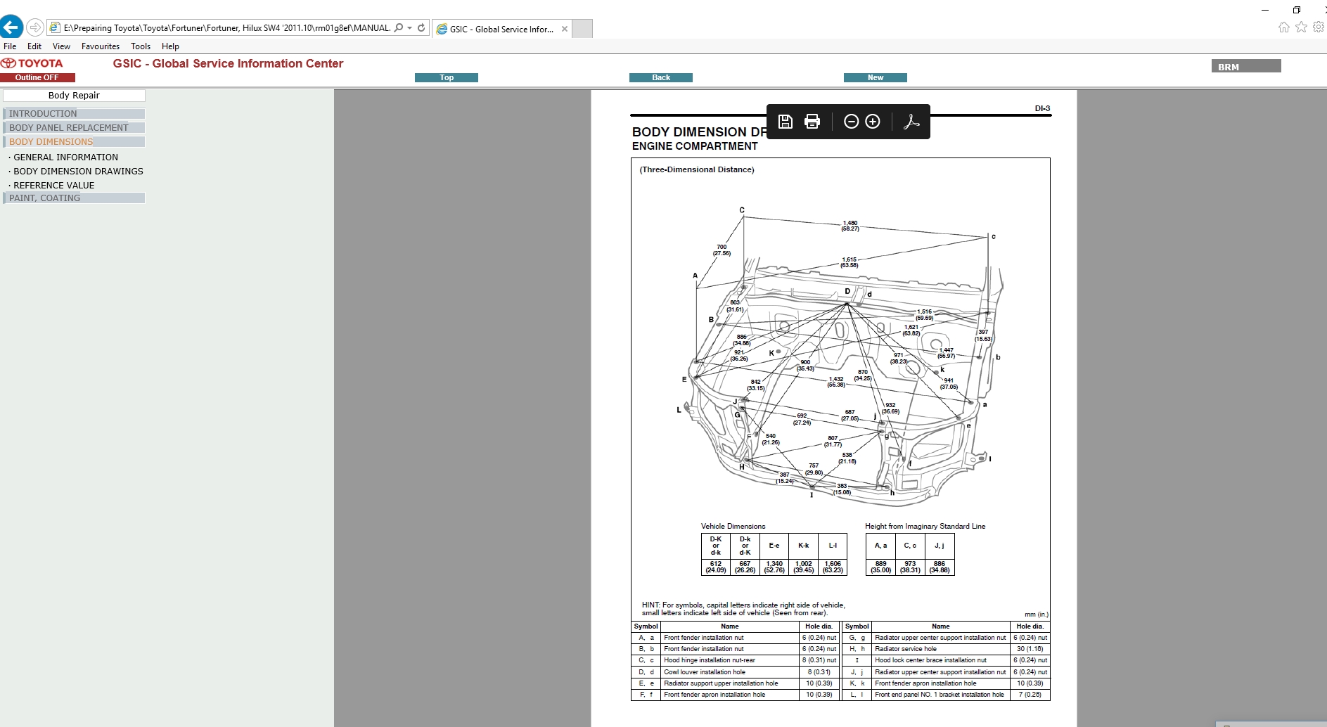 Toyota Fortuner, Hilux SW4 [2011.10] Workshop Service Manual | Auto