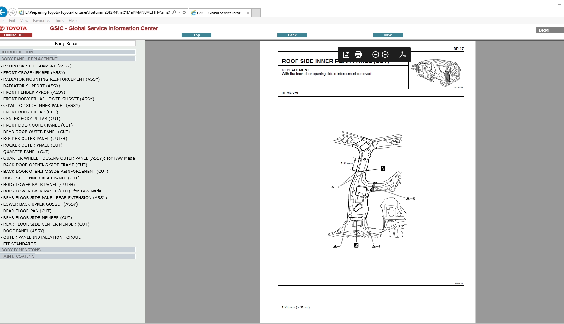 Toyota Fortuner, Hilux SW4 [2012.04] Workshop Service Manual | Auto