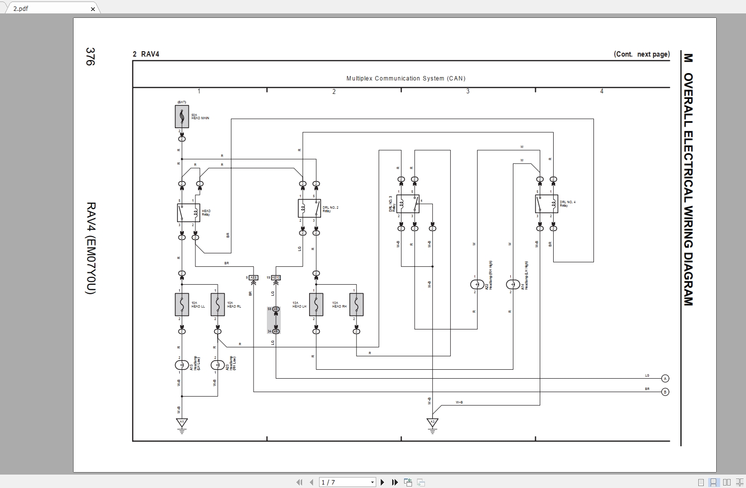 Toyota Rav4 Factory Wiring Diagram