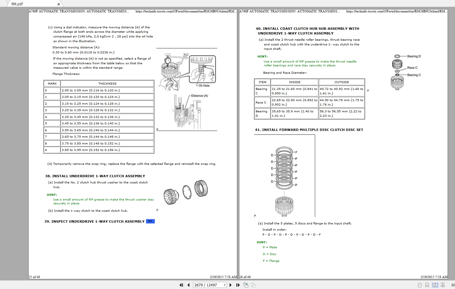 Toyota Tundra 2015 Repair Manual & Wiring Diagram | Auto Repair Manual