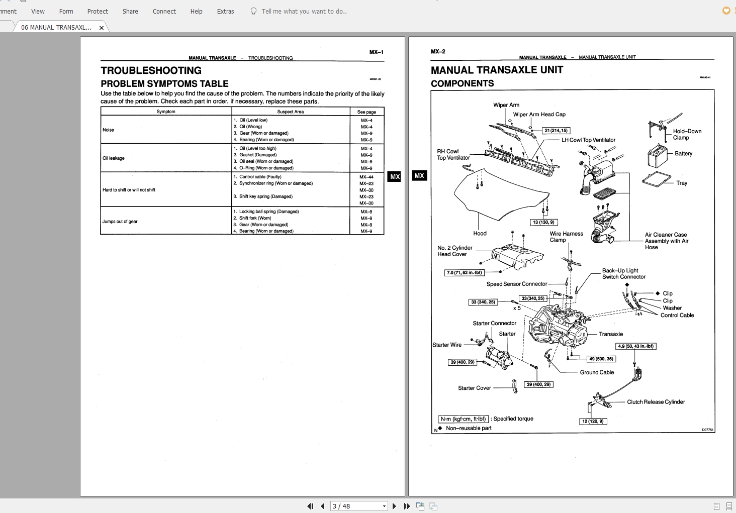 Toyota Yaris Verso [1999-01] Repair Manual & Electrical Wiring Diagram