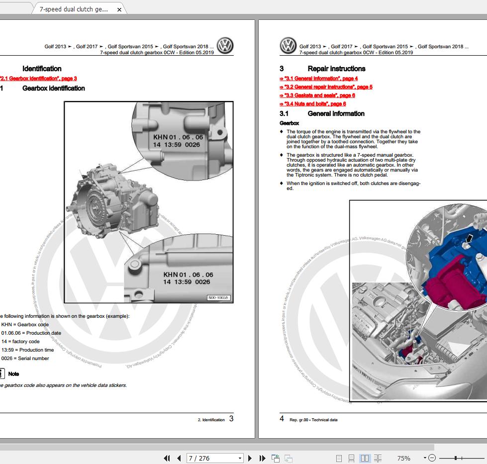 Volkswagen T-Roc (A11) 2018-2020 Workshop Manuals & EWD