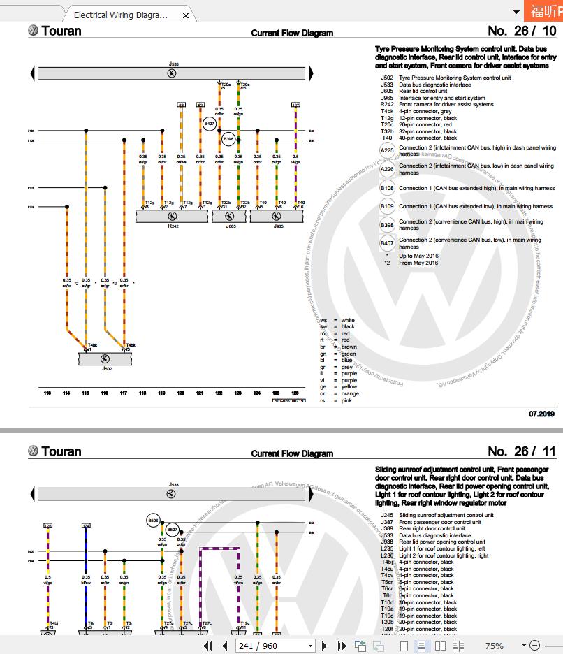 Volkswagen Touran II (5T1) 2016-2020 Workshop Manuals & Wiring Diagrams |  Auto Repair Manual Forum - Heavy Equipment Forums - Download Repair &  Workshop Manual Volkswagen 2005 Auto Repair Manual Forum