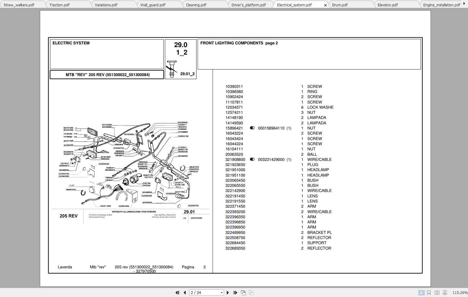 laverda-combine-harvester-205-rev-parts-catalog-auto-repair-manual