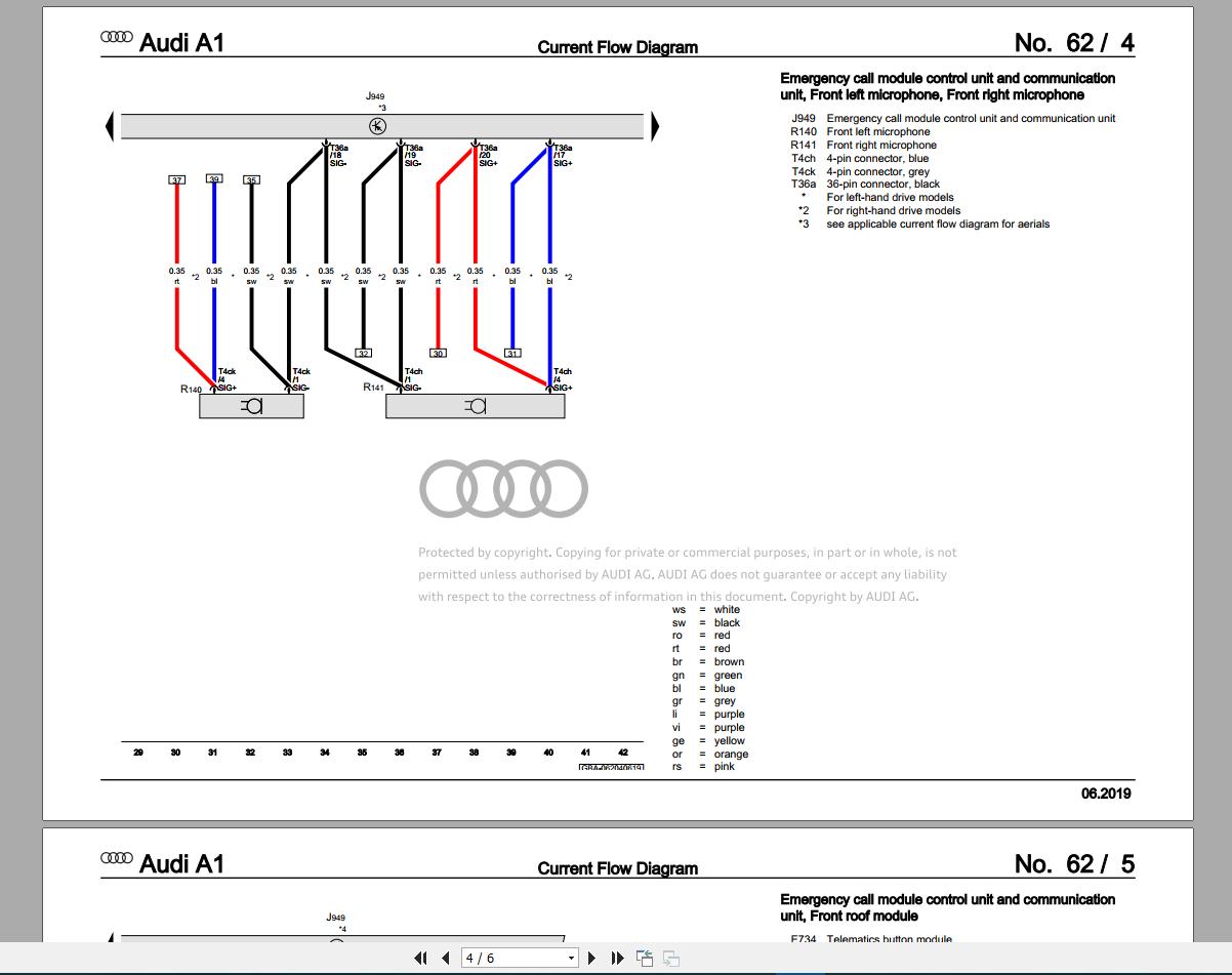 Audi 2020 6 05gb Package Dvd Pdf Repair Manual  Workshop